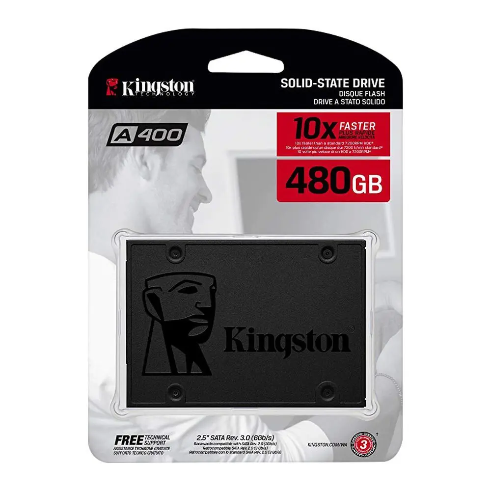 Kingston Sata Ssd Drive - A400 (1) Kingston Sata Ssd Drive - A400